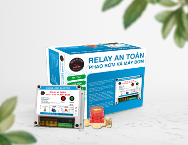 RELAY BỘ CHUYỂN NGUỒN 12V CHO PHAO ĐIỆN