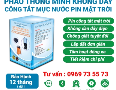 Phao Không Dây, Bộ Chuyển 12V Sử Dụng Pin Mặt Trời