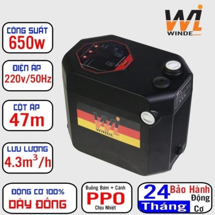 Máy bơm tăng áp biến tần Winde WLi-650I