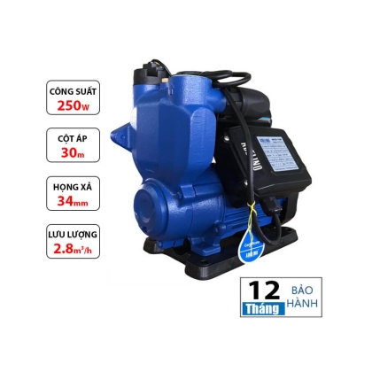 Máy bơm tăng áp điện tử Adelino 250W – Bơm áp không ồn