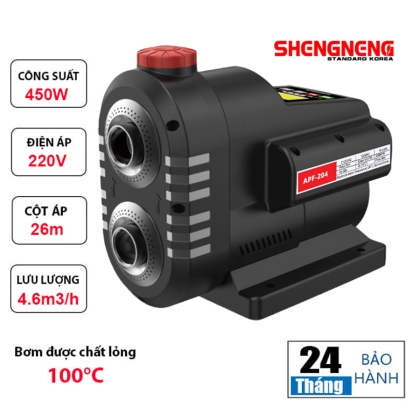 Bơm tăng áp biến tần SHENGNENG APF 204 (450W)